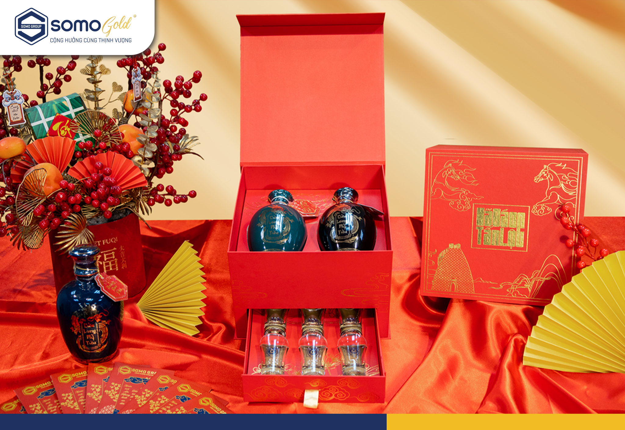 Set quà cao cấp “Mã Đáo Tấn Lộc” - Quà sang trao tay, vạn sự hanh thông
