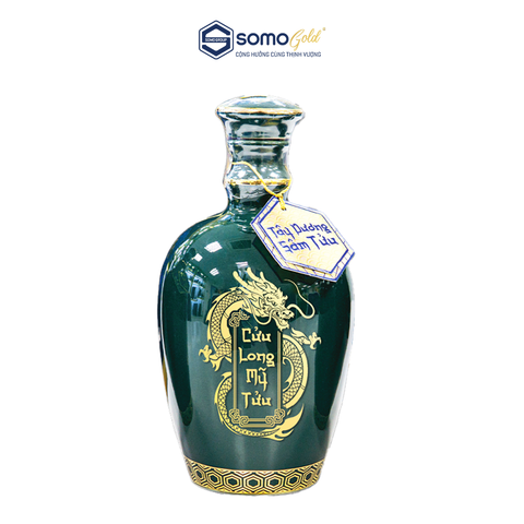 Hộp quà SUM VẦY 2 CHAI | Tây Dương Sâm Tửu + Minh Mạng Tửu - Bình sứ Bát Tràng - 500ml