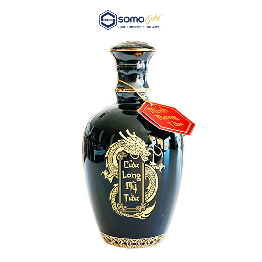 Hộp quà SUM VẦY 2 CHAI | Hoàng Hoa Tửu + Minh Mạng Tửu - Bình sứ Bát Tràng - 500ml