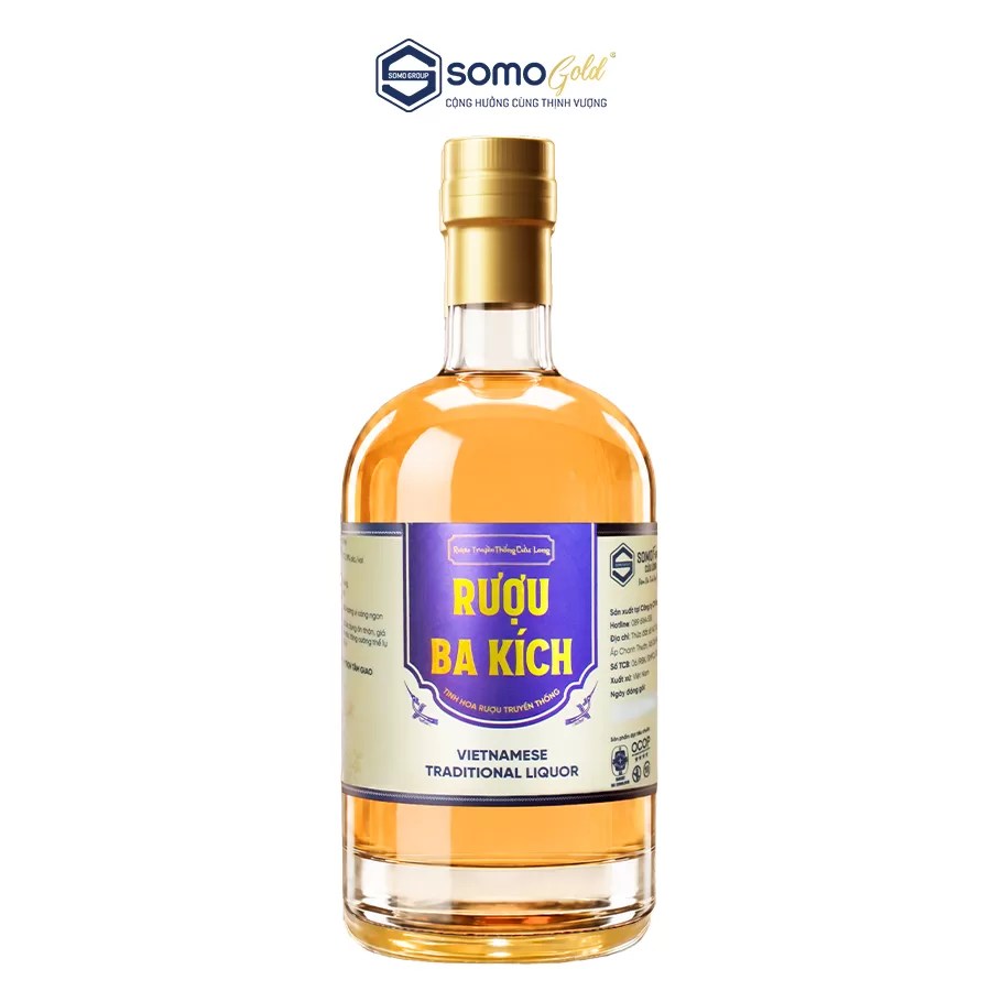 Rượu Ba Kích | Chai thủy tinh 500ml
